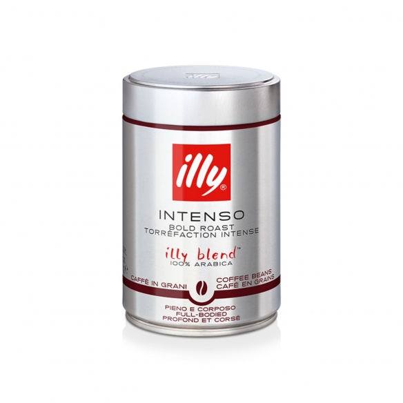 Illy 12 barattoli da 250 gr di caffè in grani tostato Intenso