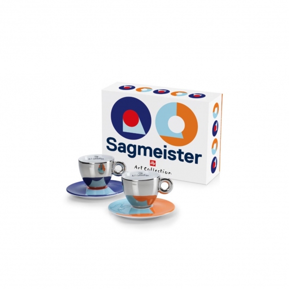 Illy Illy 2 tazze cappuccino Illy Art Collection Sagmeister