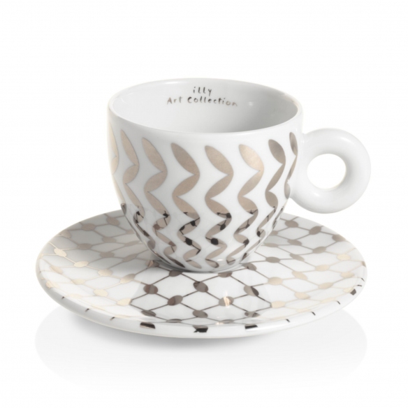 Illy 6 tazze cappuccino Illy Art Collection Mona Hatoum