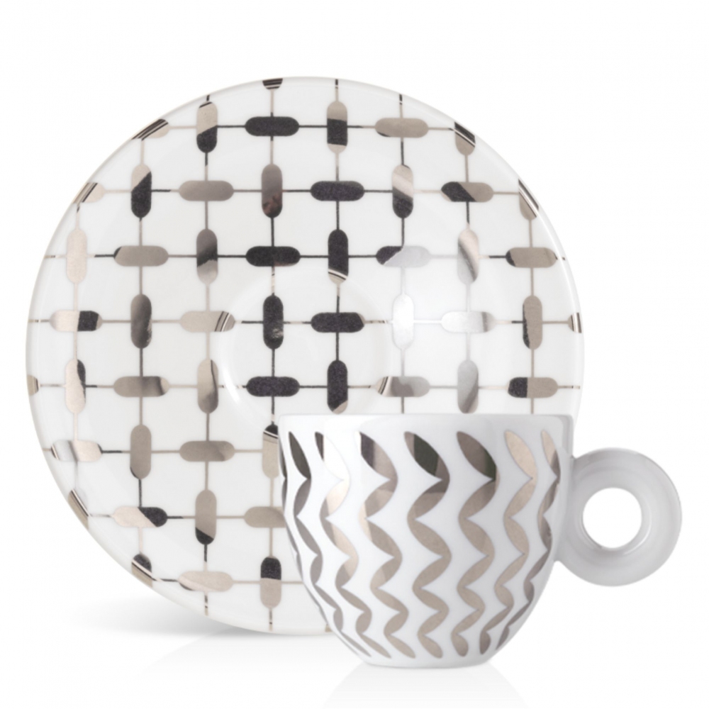 Illy 6 tazze cappuccino Illy Art Collection Mona Hatoum