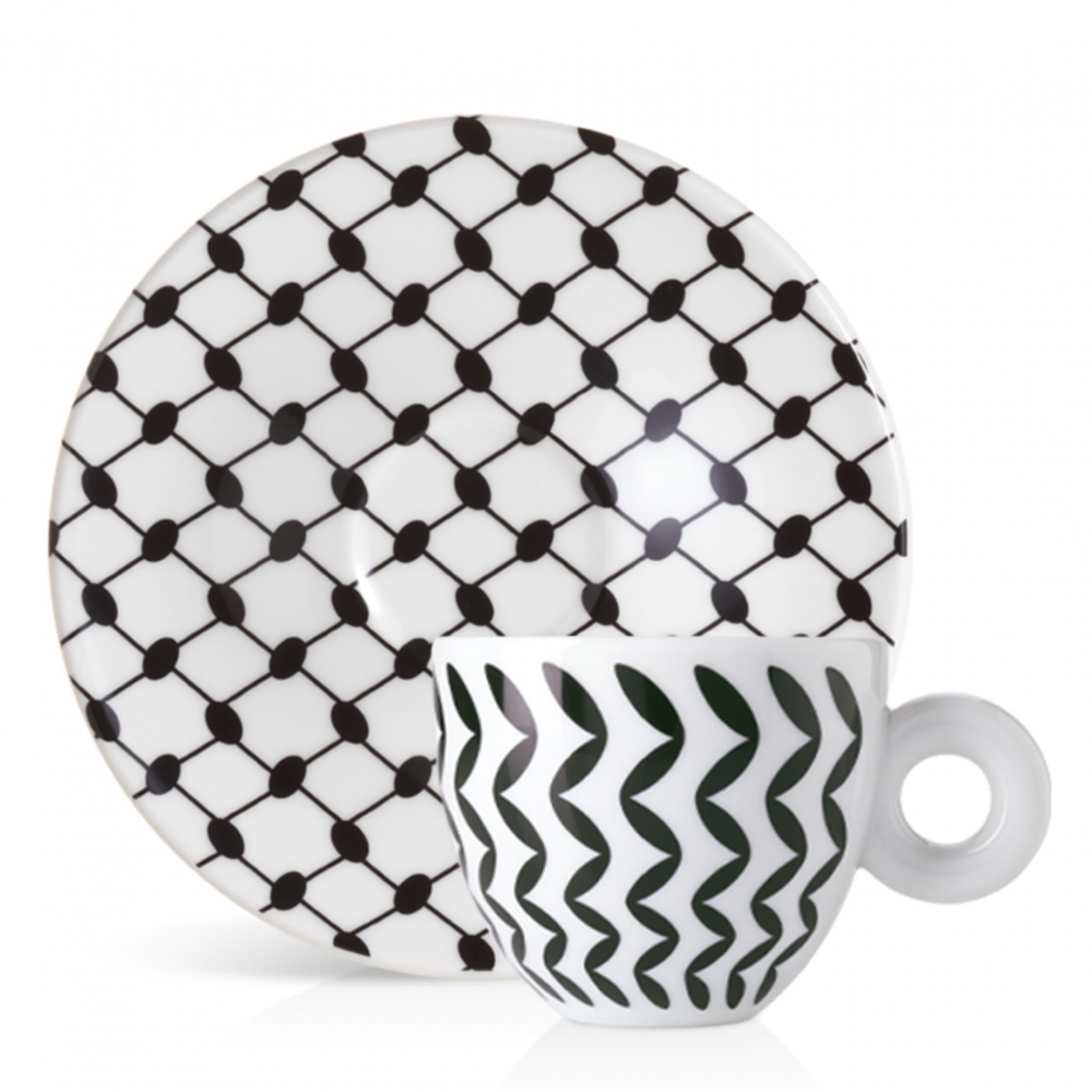 Illy 6 tazze cappuccino Illy Art Collection Mona Hatoum
