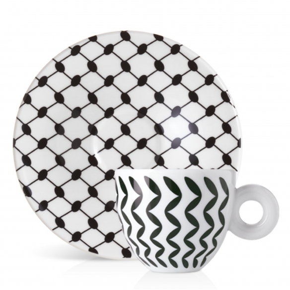 Illy 6 tazze cappuccino Illy Art Collection Mona Hatoum