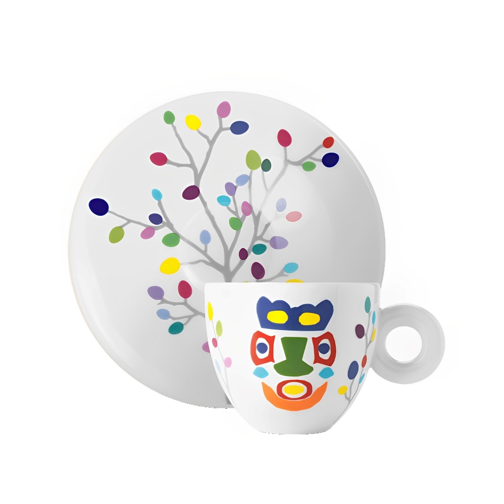 Illy 6 Tazze Cappuccino Illy Art Collection Pascale Marthine Tayou
