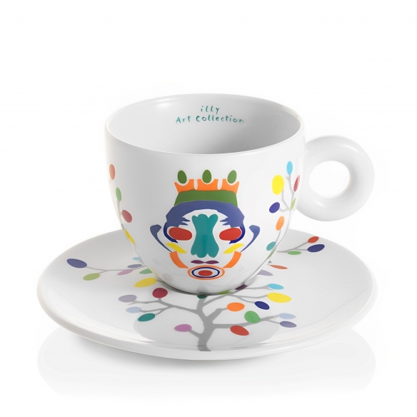 Illy 6 Tazze Cappuccino Illy Art Collection Pascale Marthine Tayou