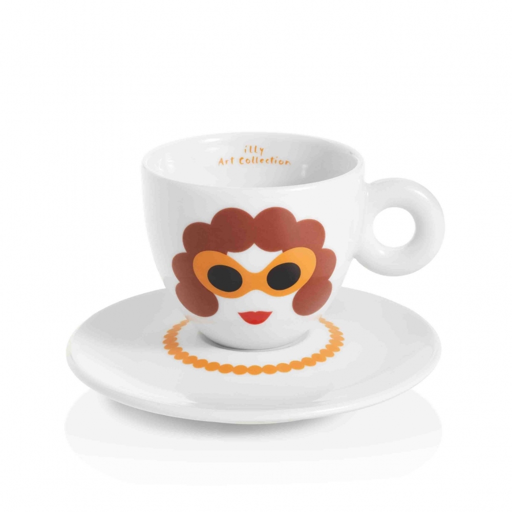 Illy Illy 6 Tazzine Espresso Illy Art Collection Olimpia Zagnoli