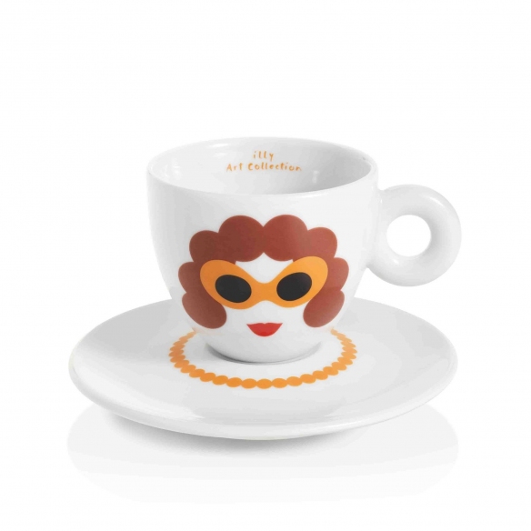 Illy Illy 6 Tazzine Espresso Illy Art Collection Olimpia Zagnoli