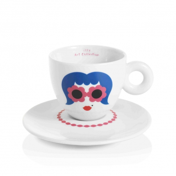 Illy Illy 6 Tazzine Espresso Illy Art Collection Olimpia Zagnoli
