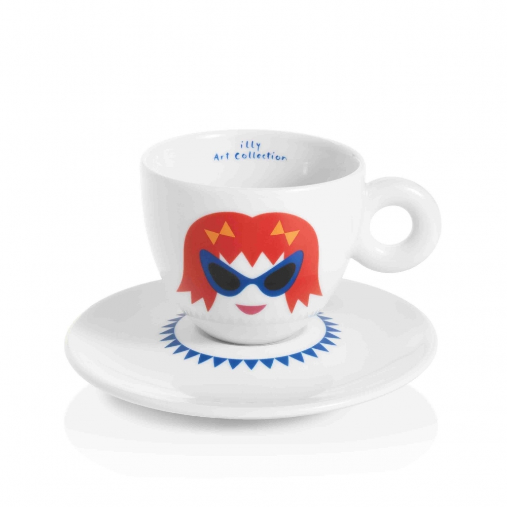 Illy Illy 6 Tazzine Espresso Illy Art Collection Olimpia Zagnoli