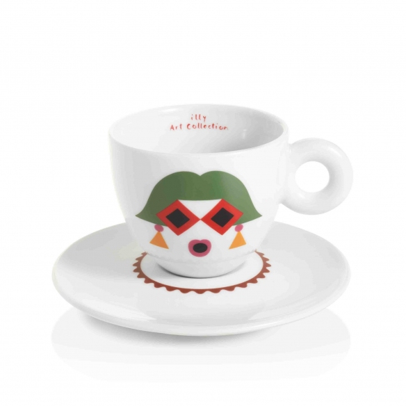 Illy Illy 6 Tazzine Espresso Illy Art Collection Olimpia Zagnoli