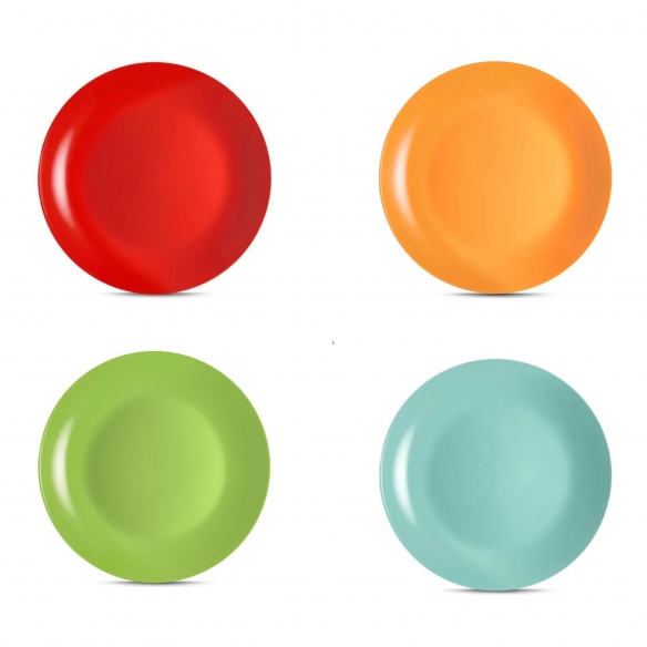 Kaleidos 4 Multicolor Plates 28 cm