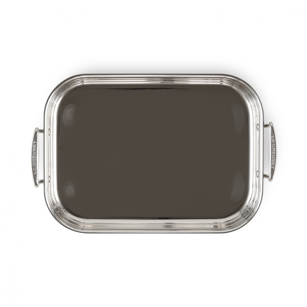 Le Creuset rectangular stainless steel roaster 35x25 cm