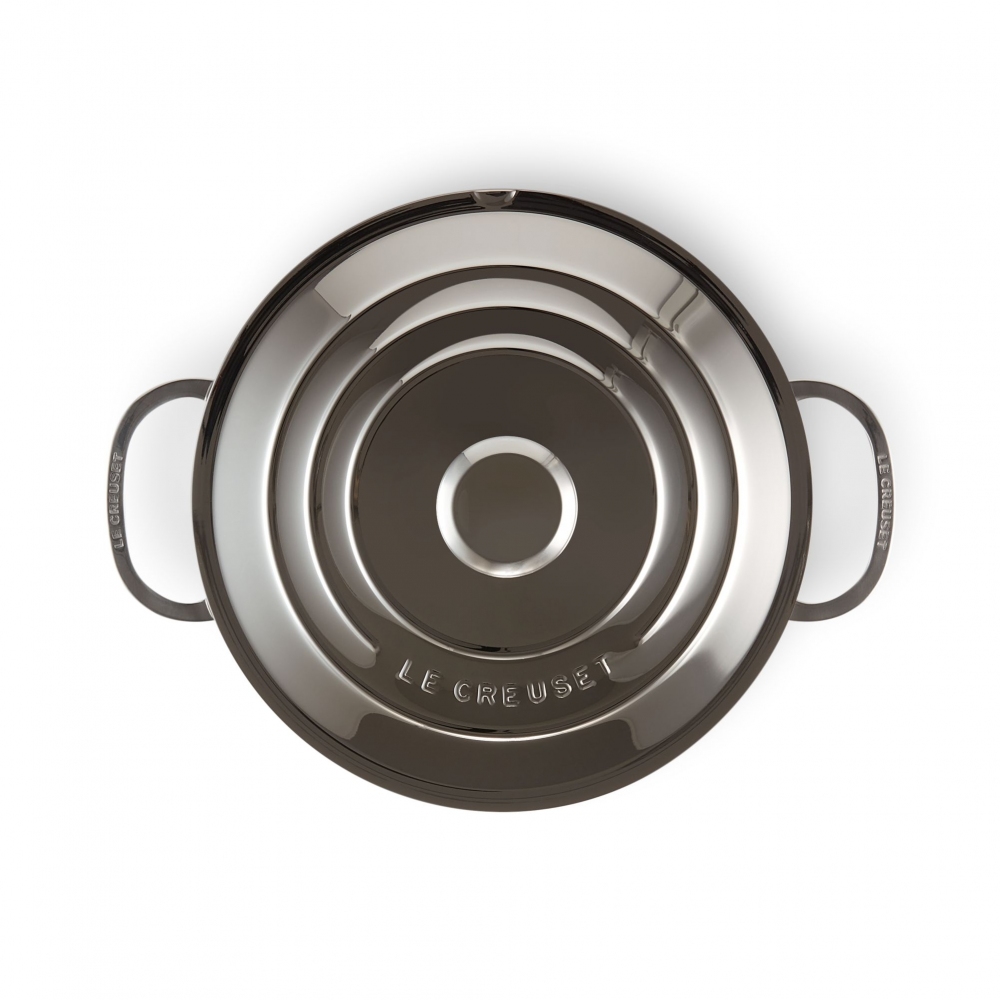 Le Creuset casseruola alta in acciaio con coperchio diam. 24 cm