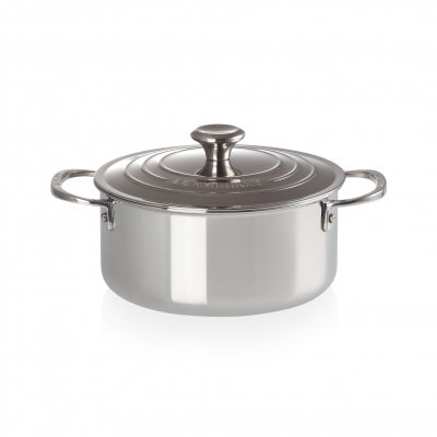 Le Creuset steel saucepan...