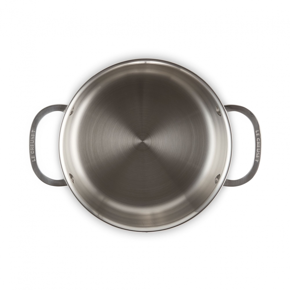 Le Creuset casseruola in acciaio con coperchio diam. 20 cm