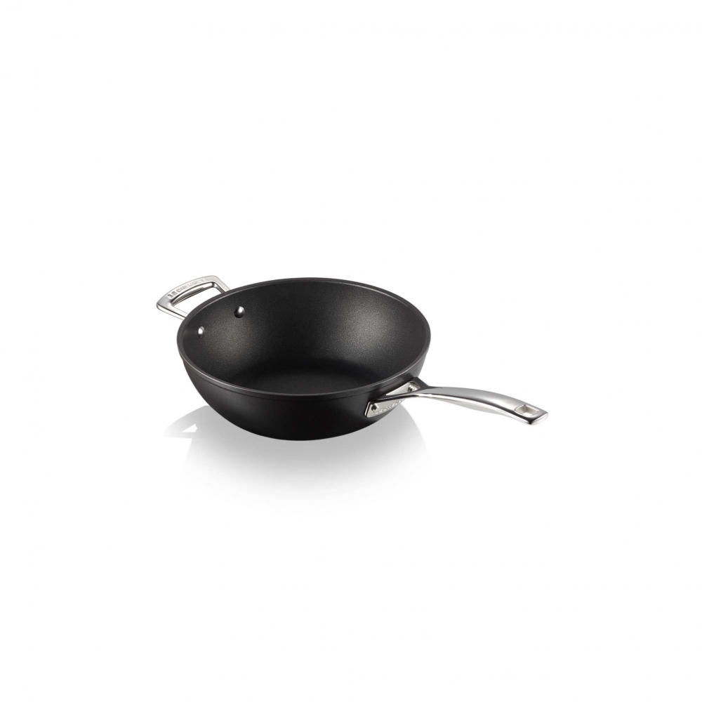 Le Creuset Wok long-handled aluminium pan diam. 26 cm