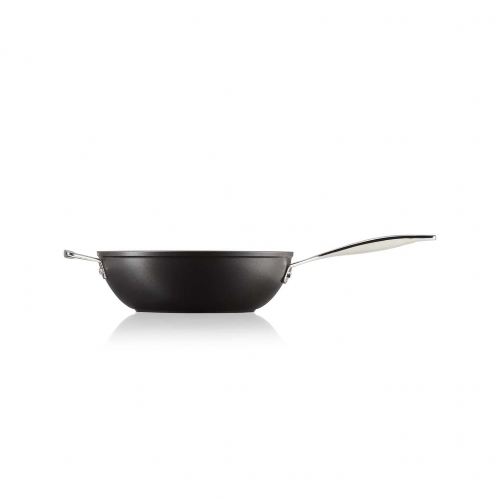 Le Creuset Wok long-handled aluminium pan diam. 30 cm