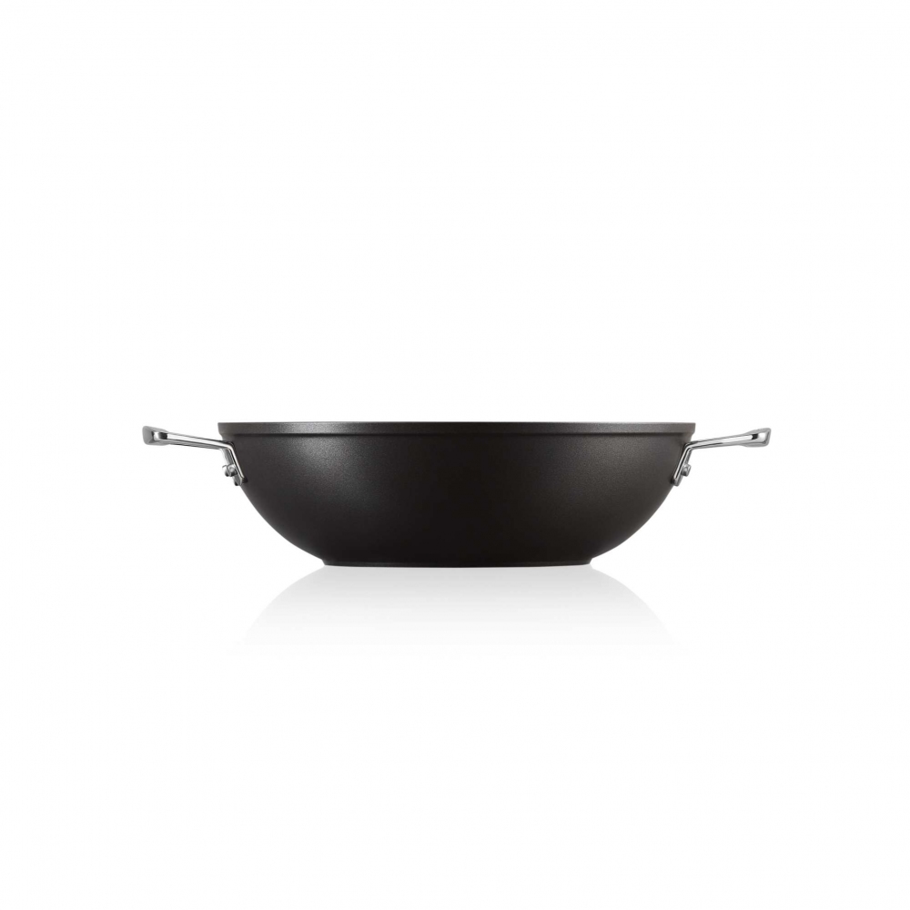Le Creuset Wok aluminium pan with handles diam. 28 cm