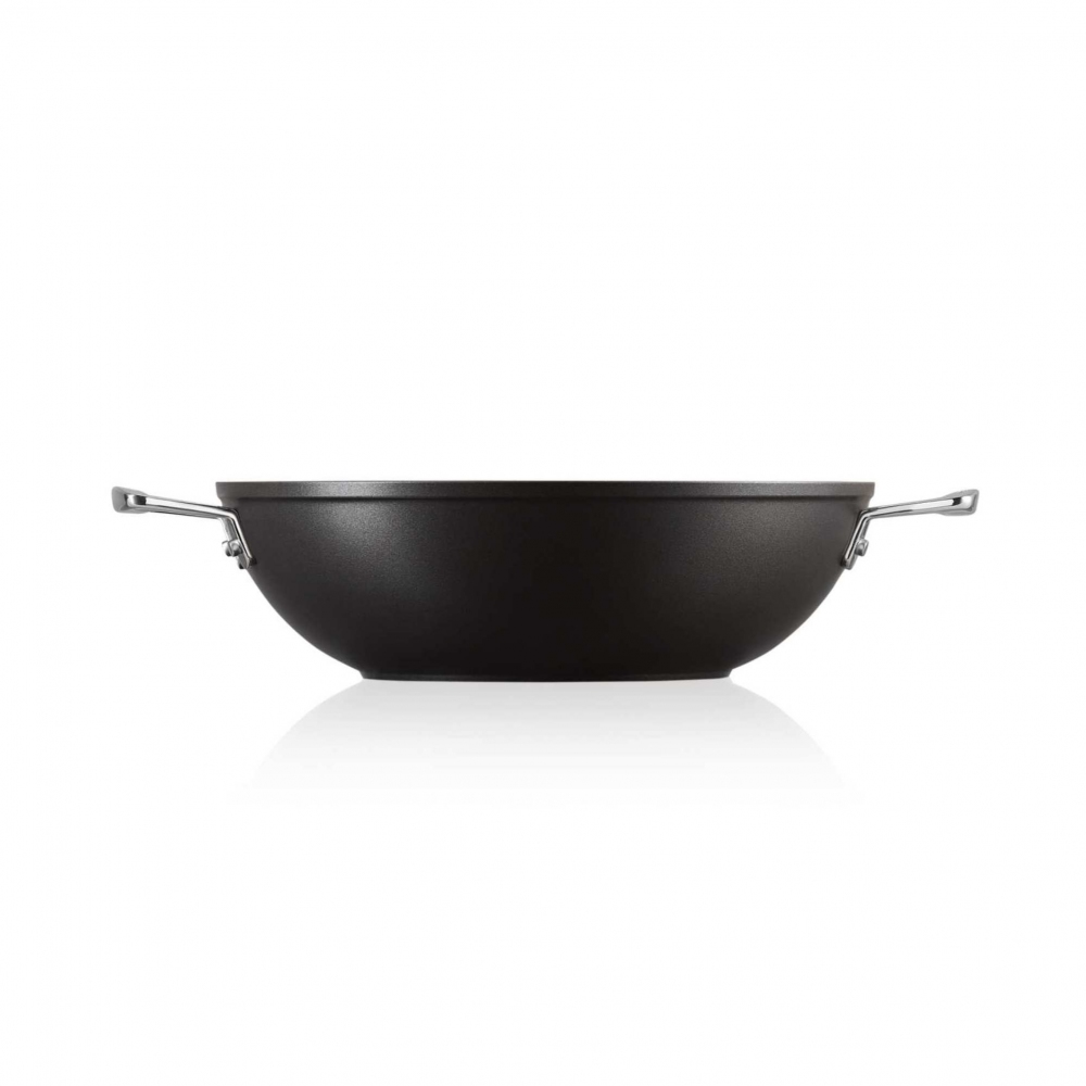Le Creuset Wok aluminium pan with handles diam. 32 cm