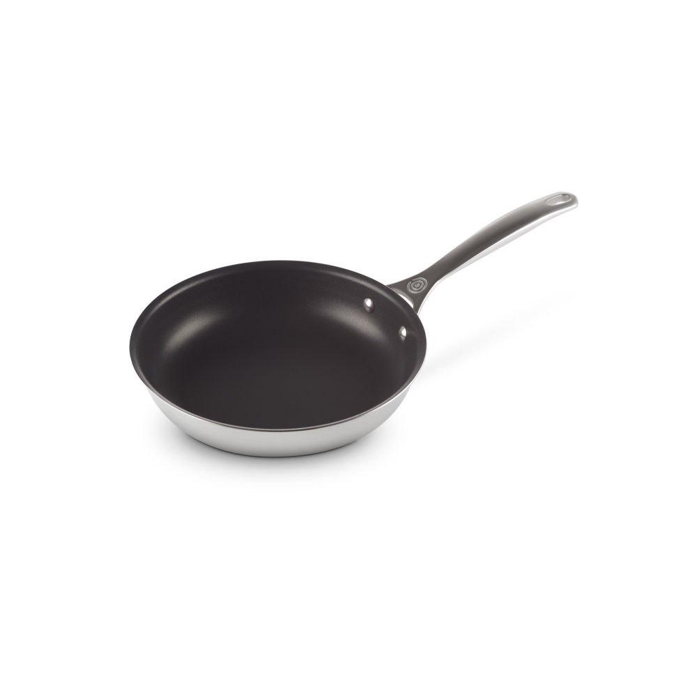 Le Creuset high steel pan with...