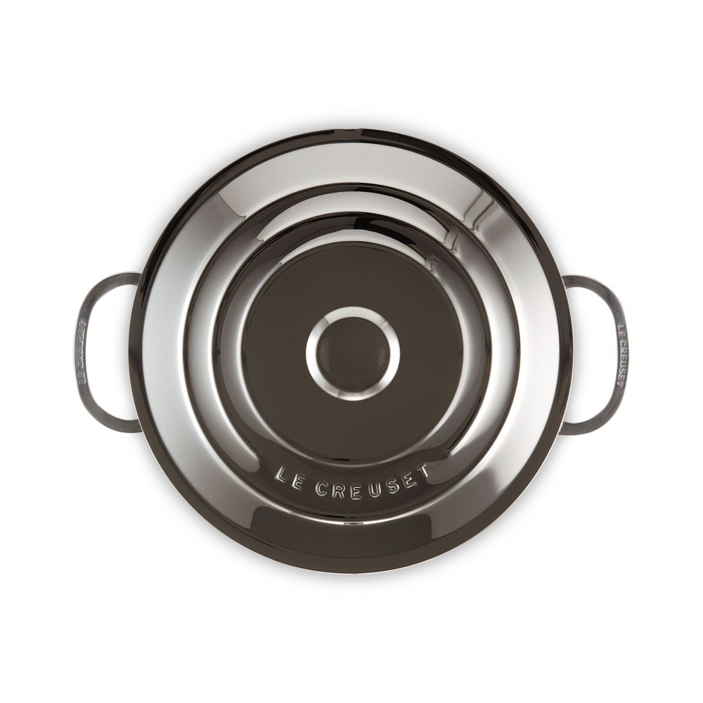 Le Creuset stainless steel pot with lid diam. 24 cm