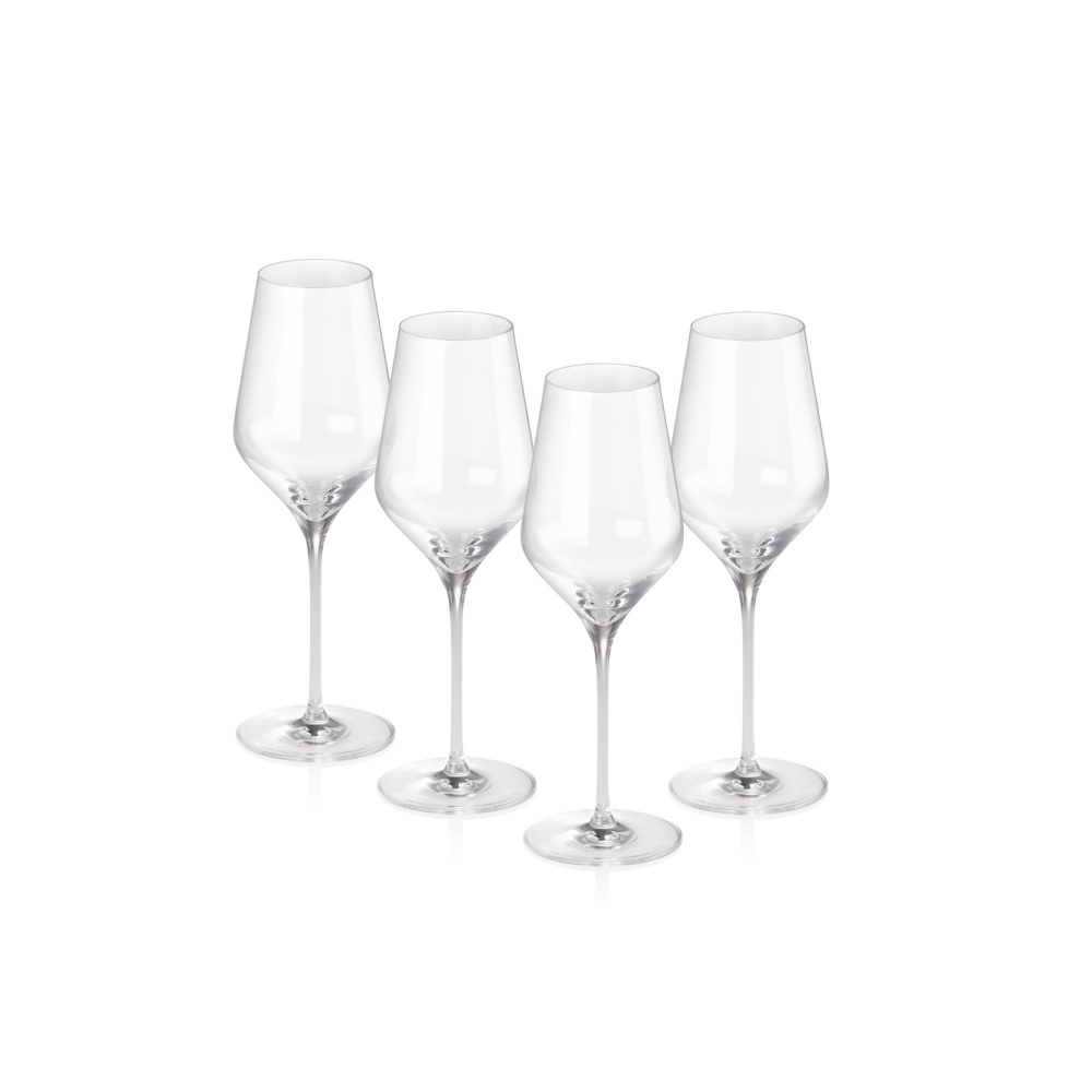 Le Creuset set of 4 white wine glasses