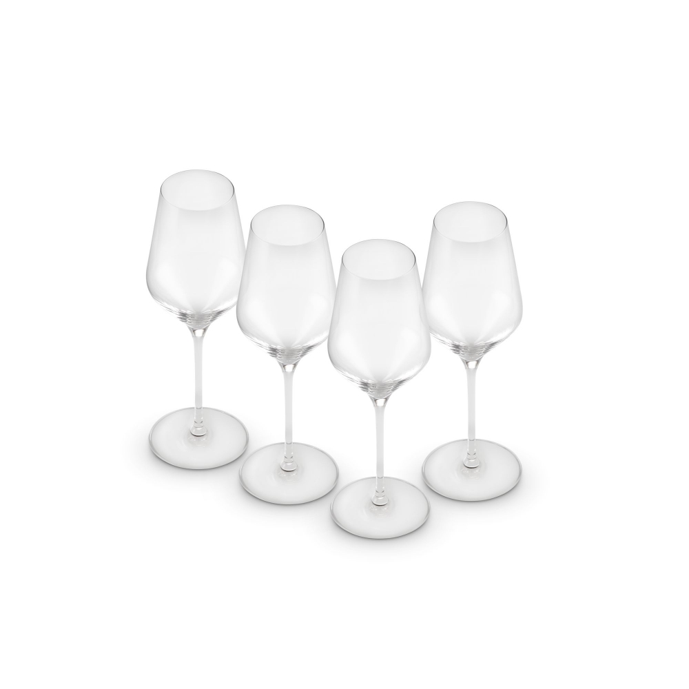 Le Creuset set of 4 white wine glasses