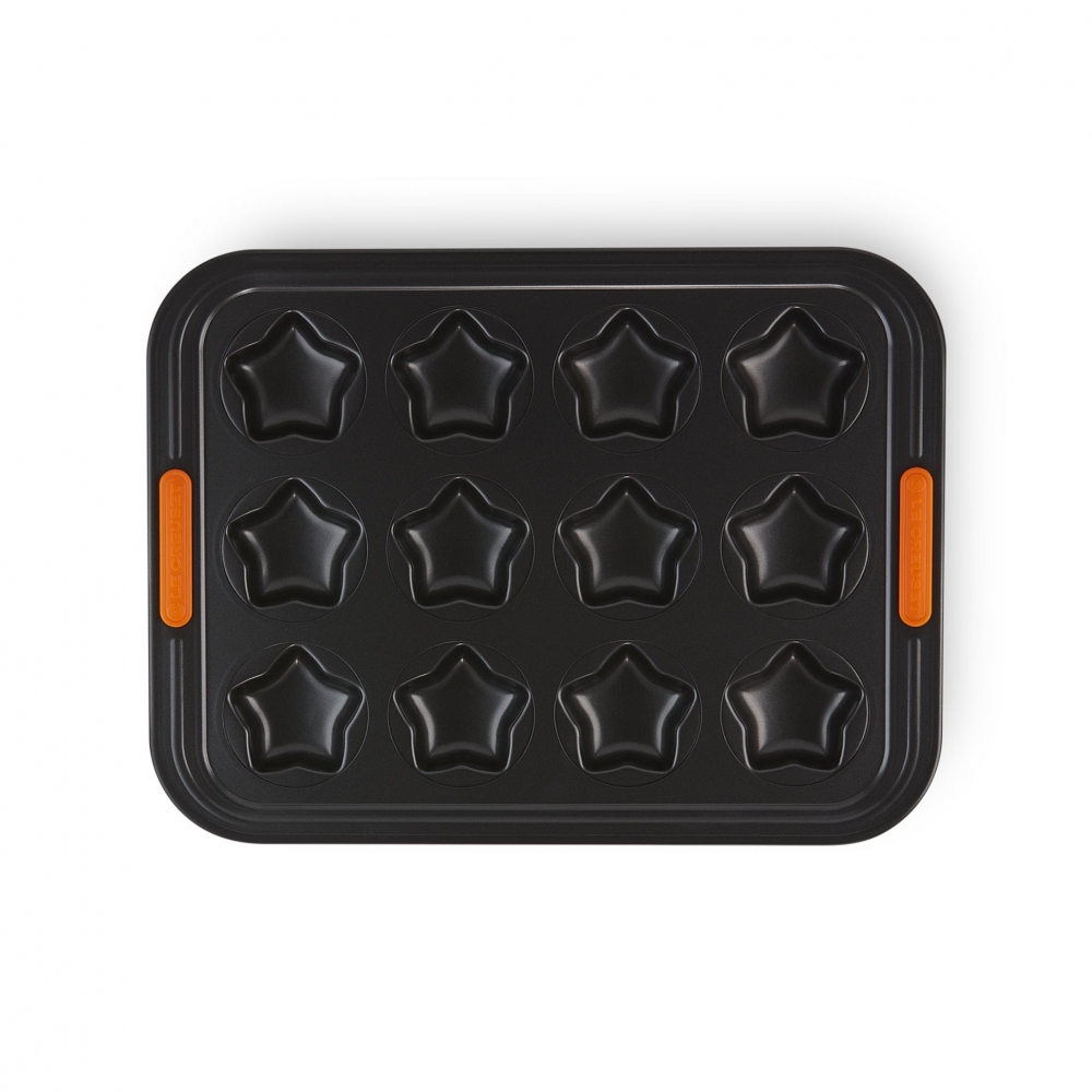 Le Creuset stampo 12 muffin a stella 40x30 cm