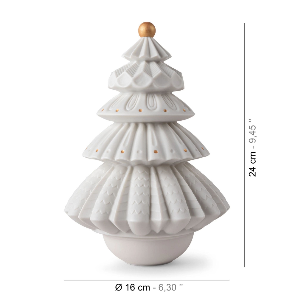 Lladrò Lampada senza fili Albero di Natale