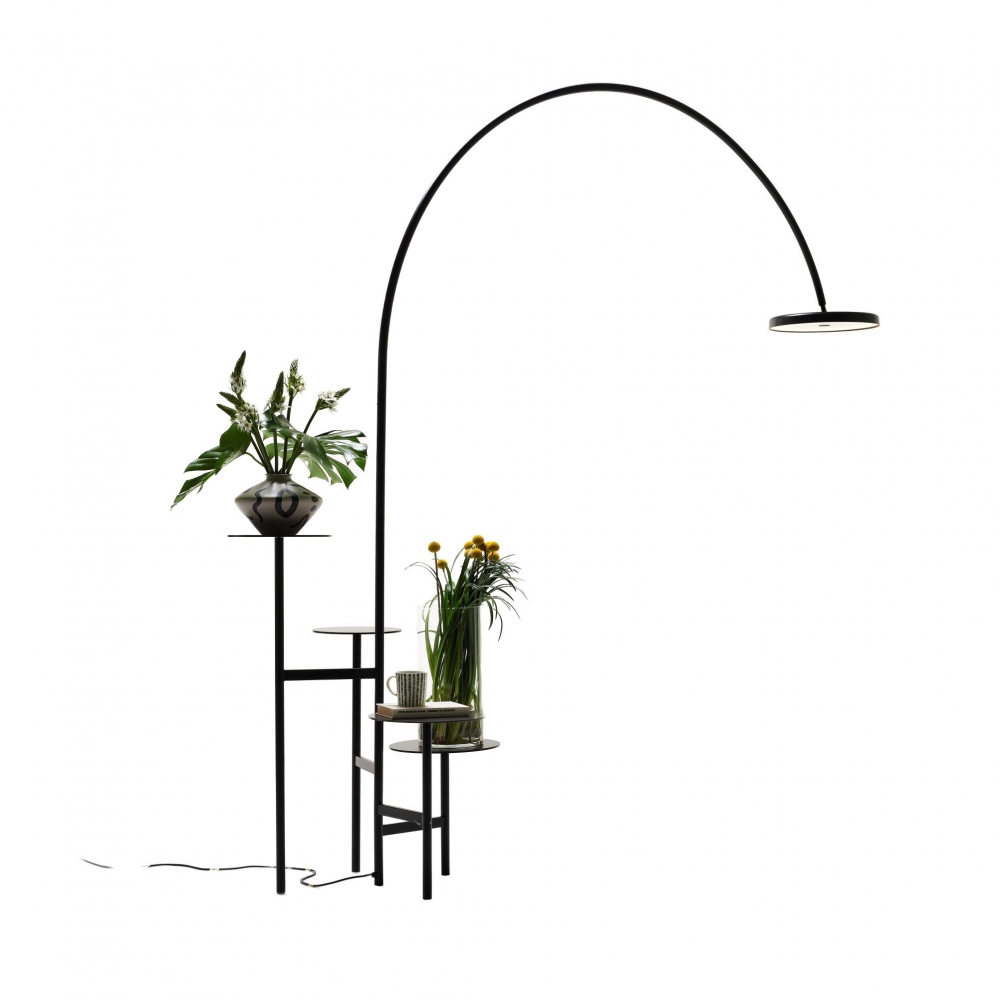 Mogg Lampada da terra ad arco Ikebana