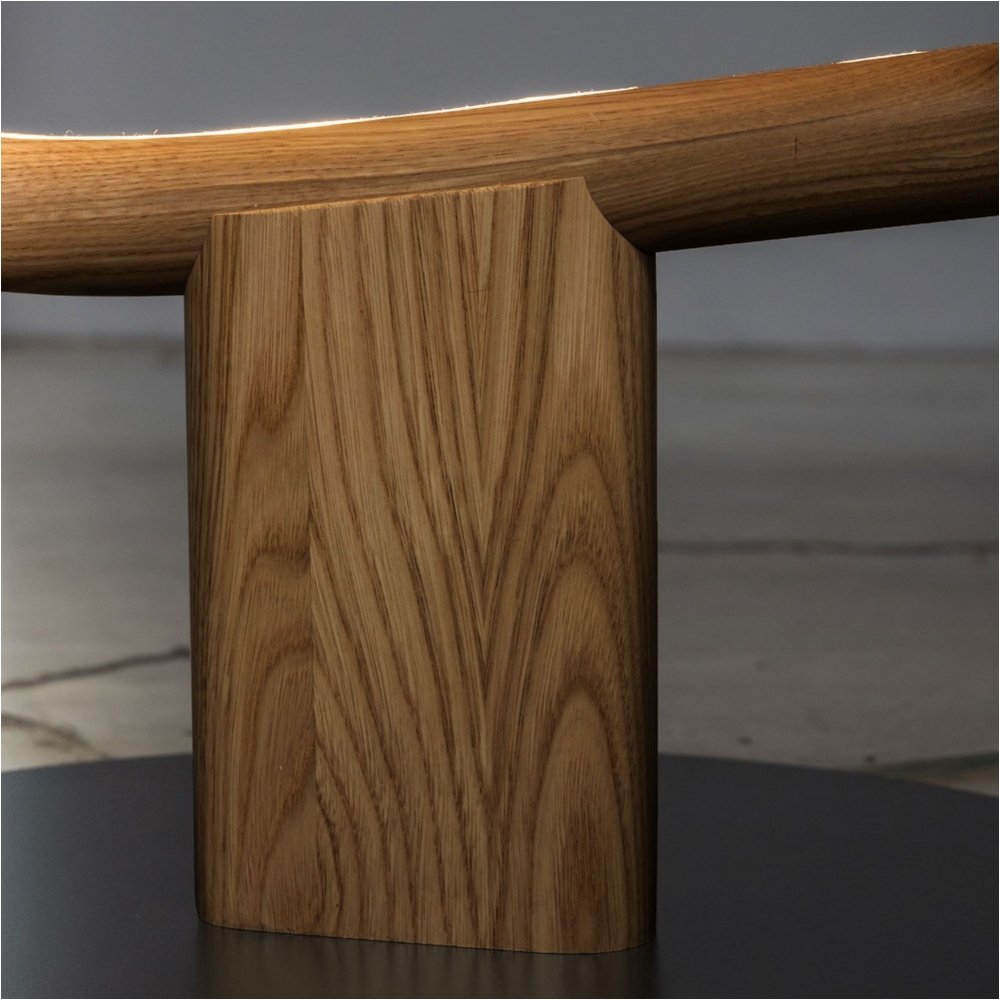 Mogg Lampada LED da terra Vis a Vis Wood