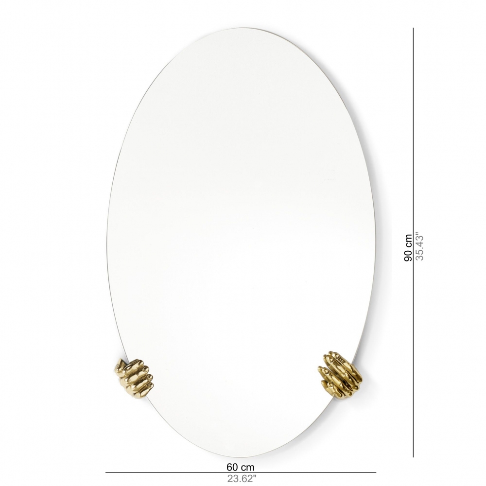 Mogg Specchio a parete Selfie 90x60 cm