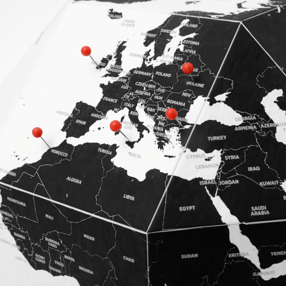 Palomar Globo tridimensionale DearWorld with country names medium