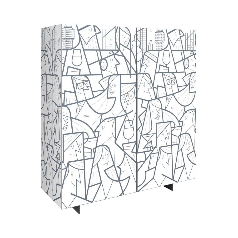 Pictoom Happy Hour 2 doors Sideboard