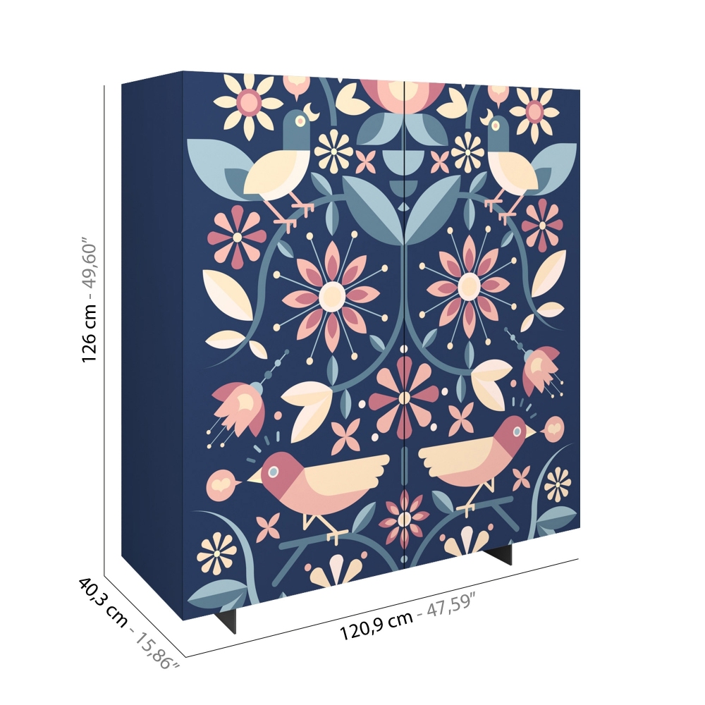 Pictoom Modern Hippie 2 doors Sideboard