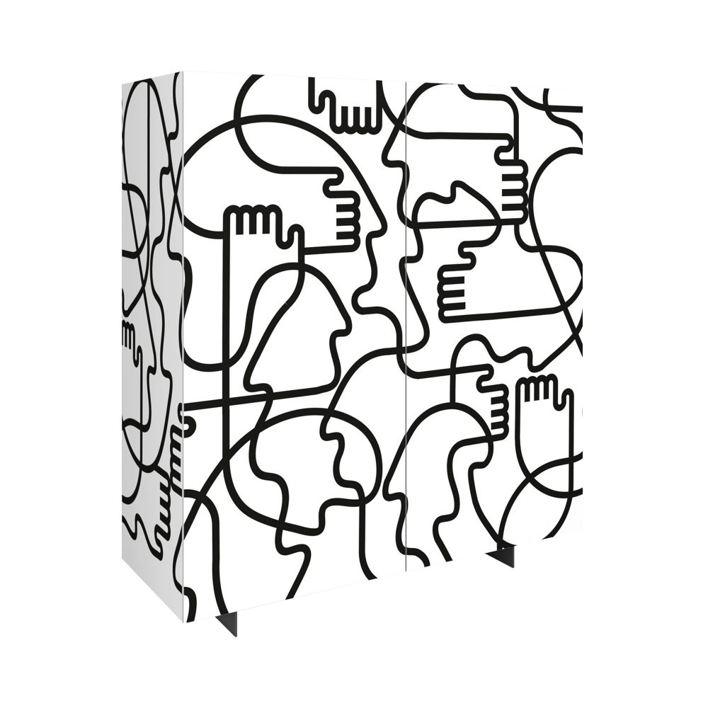 Pictoom Shake Hands 2 doors Sideboard