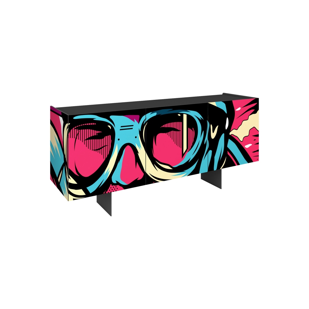 Pictoom Race 3 doors Sideboard
