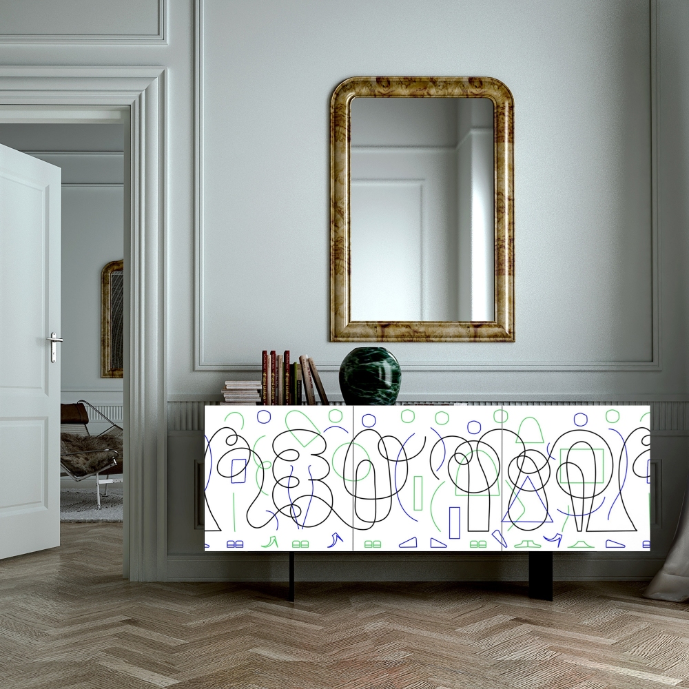 Pictoom Madia 3 ante White Doodle