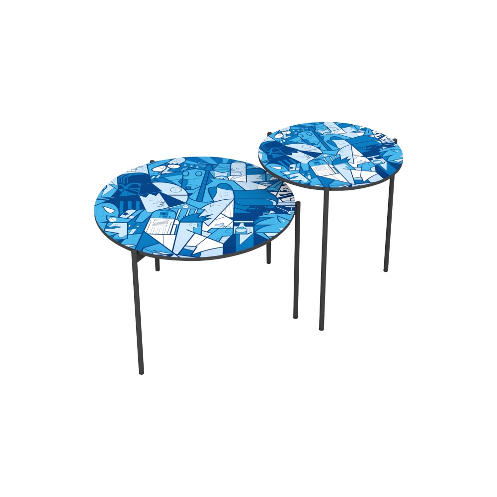 Pictoom Tavolino Melting Pop diam. 45 cm