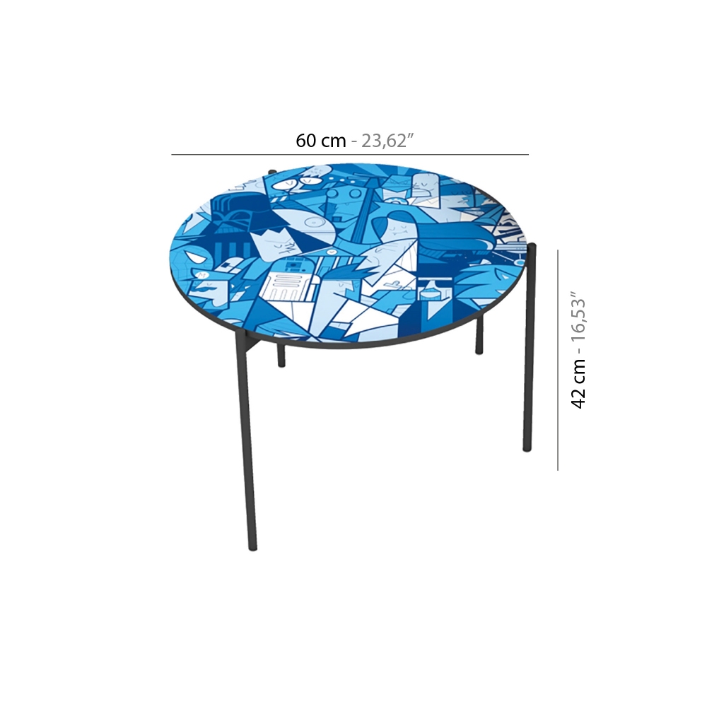Pictoom Melting Pop Coffee table diam. 60 cm