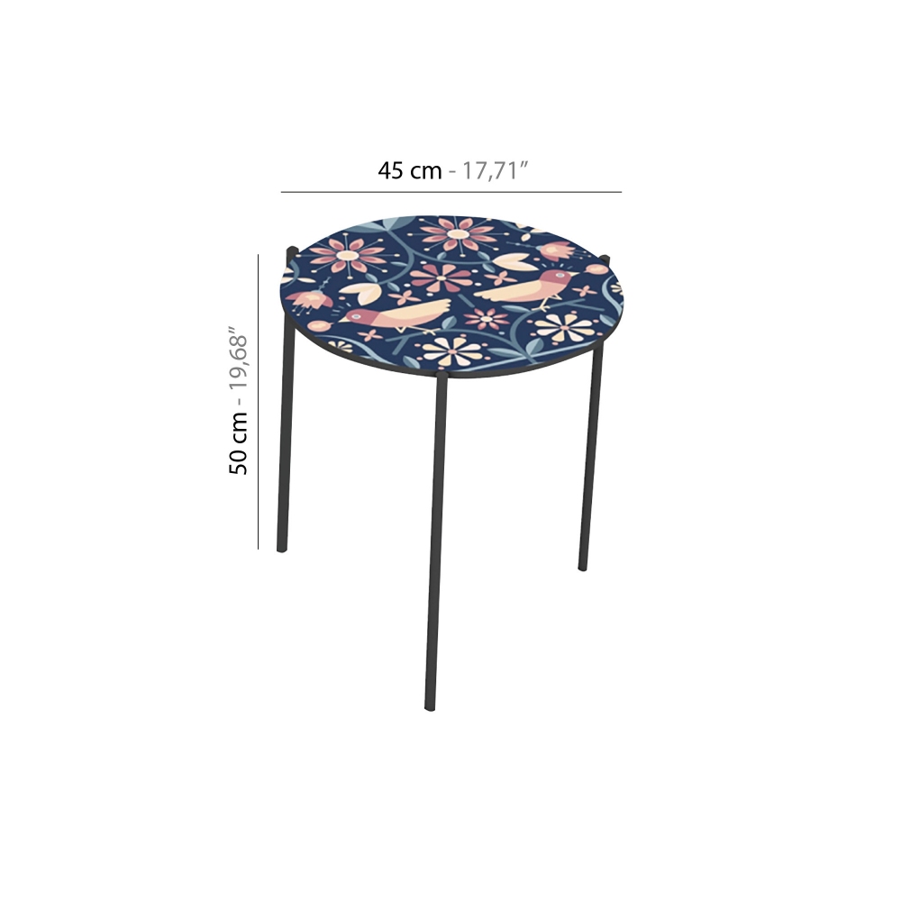 Pictoom Modern Hippie Coffee table diam. 45 cm