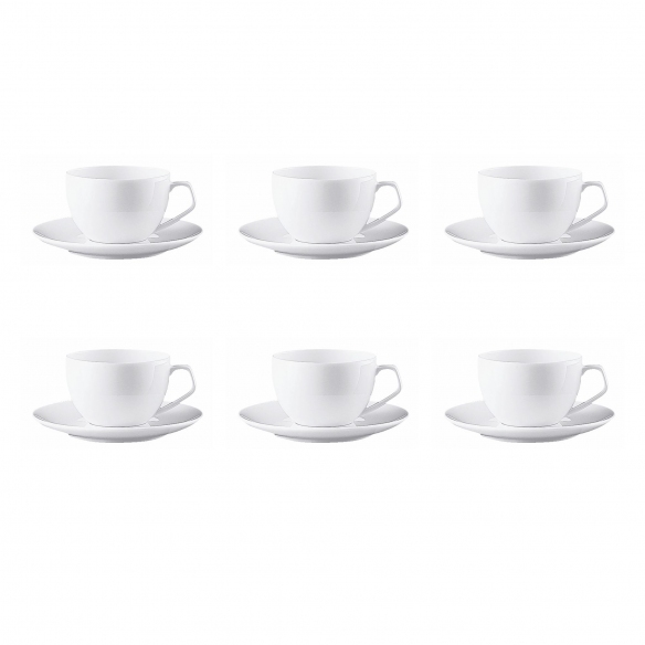 Rosenthal 6 tazzine espresso con piattino Tac 120 ml