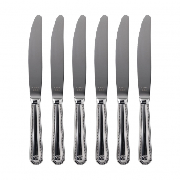 Rosenthal Versace 6 Coltelli da tavola Greca