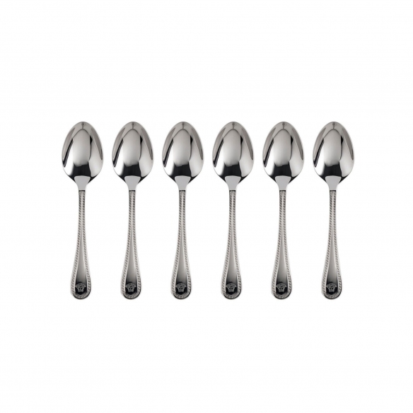 Rosenthal Versace Greca Set of 6 tea spoons