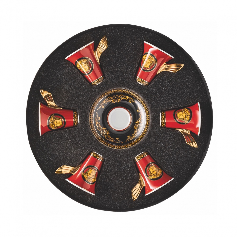 Rosenthal Versace 6 Tazze caffè Medusa cl. 9