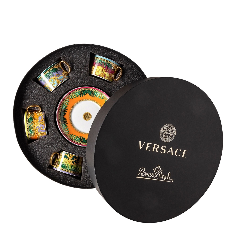 Rosenthal Versace 6 Tazze da tè Jungle Animalier  20 cl