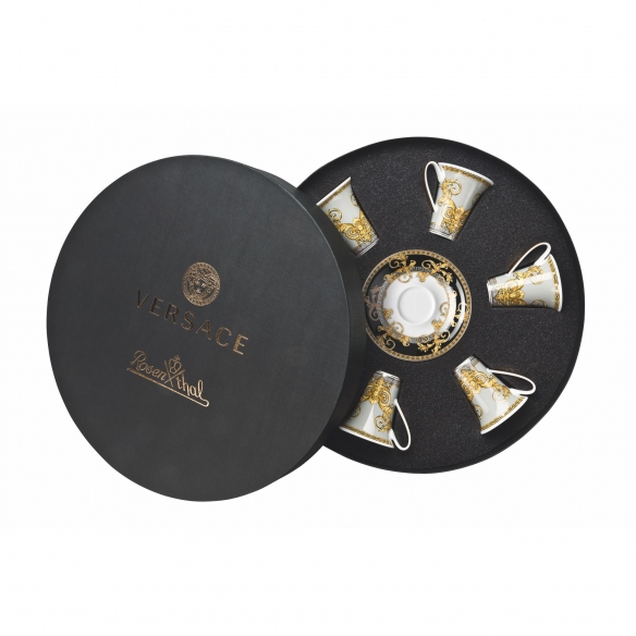 Rosenthal Versace 6 Tazze espresso Prestige Gala cl. 9