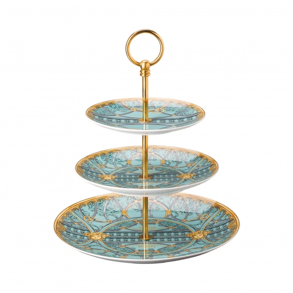 Rosenthal Versace Scala del Palazzo Verde Etagere 3 tiers/Stand