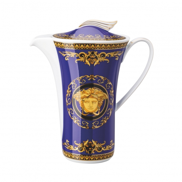 Rosenthal Versace Caffettiera Medusa Blau lt. 1,20