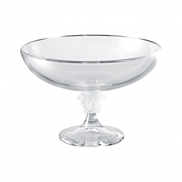 Rosenthal Versace Coppa con piede Medusa Lumière cm. 33