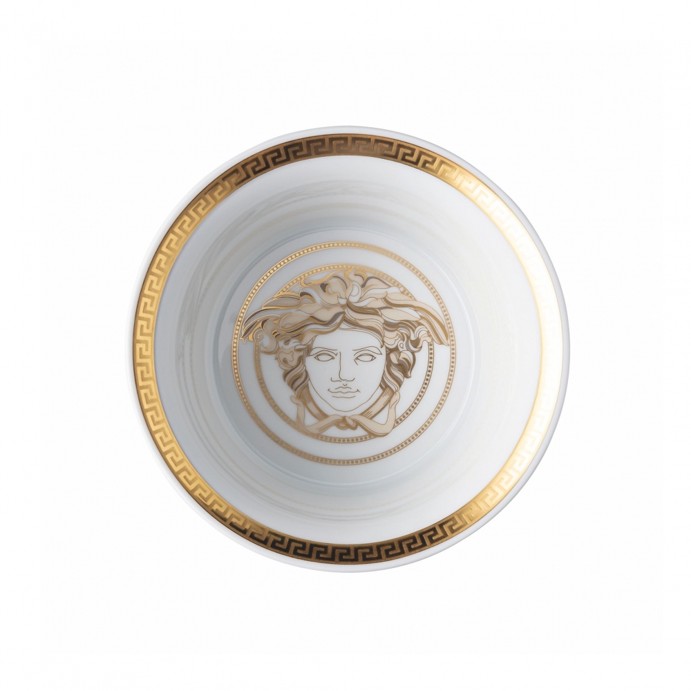 Rosenthal Versace Coppetta frutta Medusa Gala Gold cm. 11,5